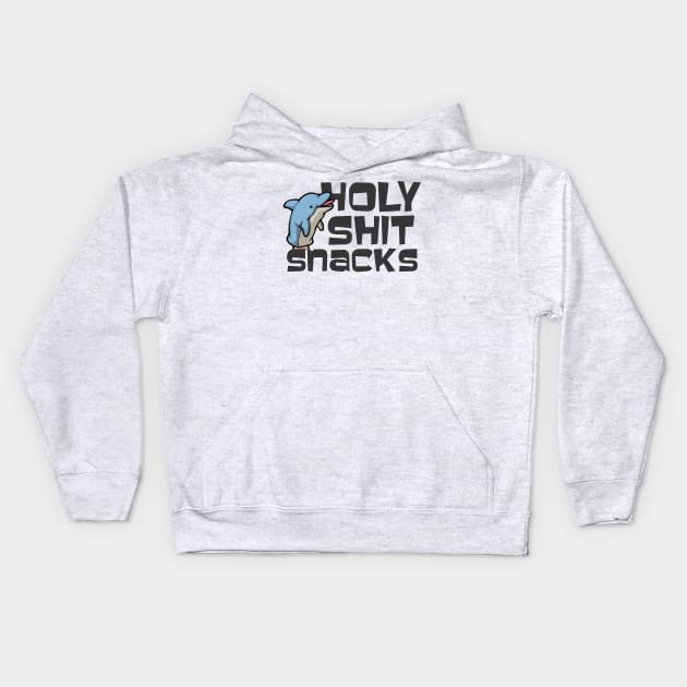 Holy Shit Snacks Kids Hoodie by ZombieNinjas